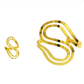 Golden Wave Ring & Bracelet