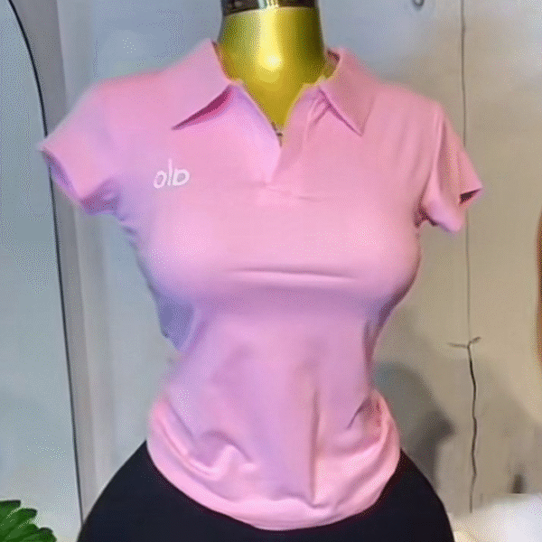 Alo Colar Neck Crop Top - Image 2