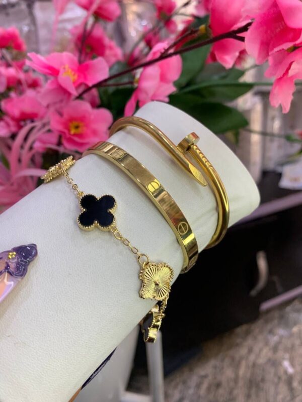 Gold Plated Bracelet Set - Image 7