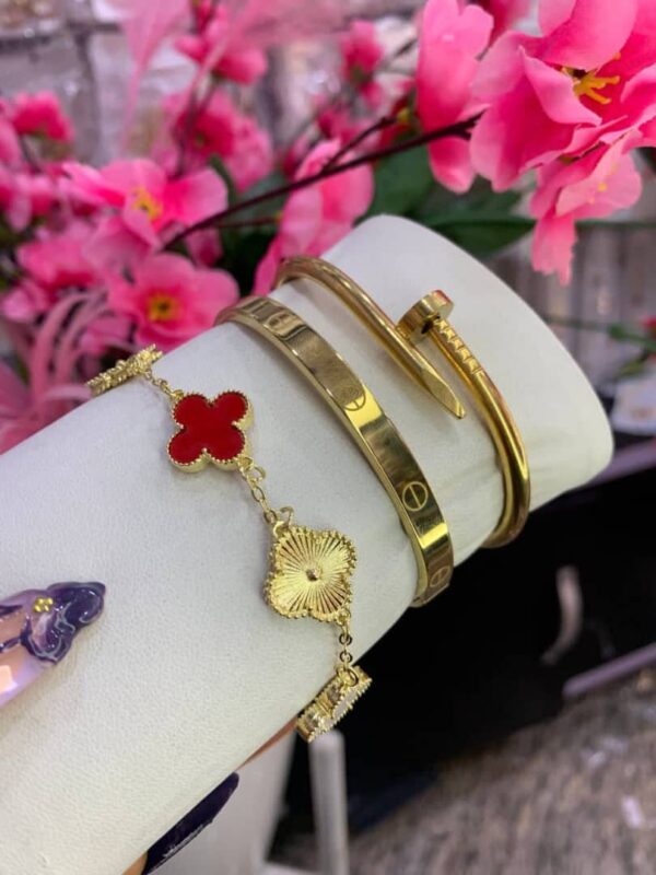 Gold Plated Bracelet Set - Image 3