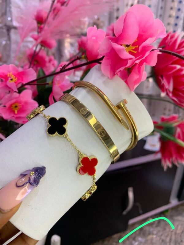 Gold Plated Bracelet Set - Image 2