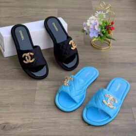 Luxury Quilted Slide Slippers